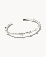 Haven Heart Cuff Bracelet in Silver