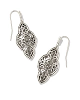 Abbie Drop Earrings in Vintage Silver