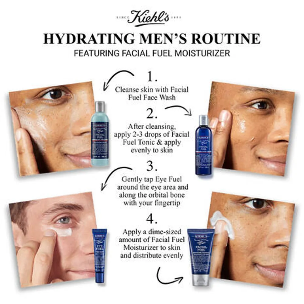 Facial Fuel Fluide Hydratant énergisant pour Hommes