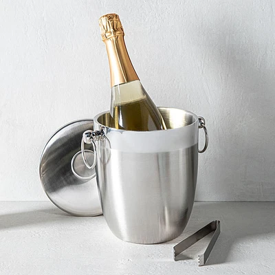 KSP Prestige Double Wall Ice Bucket with Tongs
