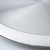 KSP Bar Essentials 'Hammered' Round Bar Tray