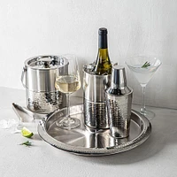 KSP Bar Essentials 'Hammered' Round Bar Tray