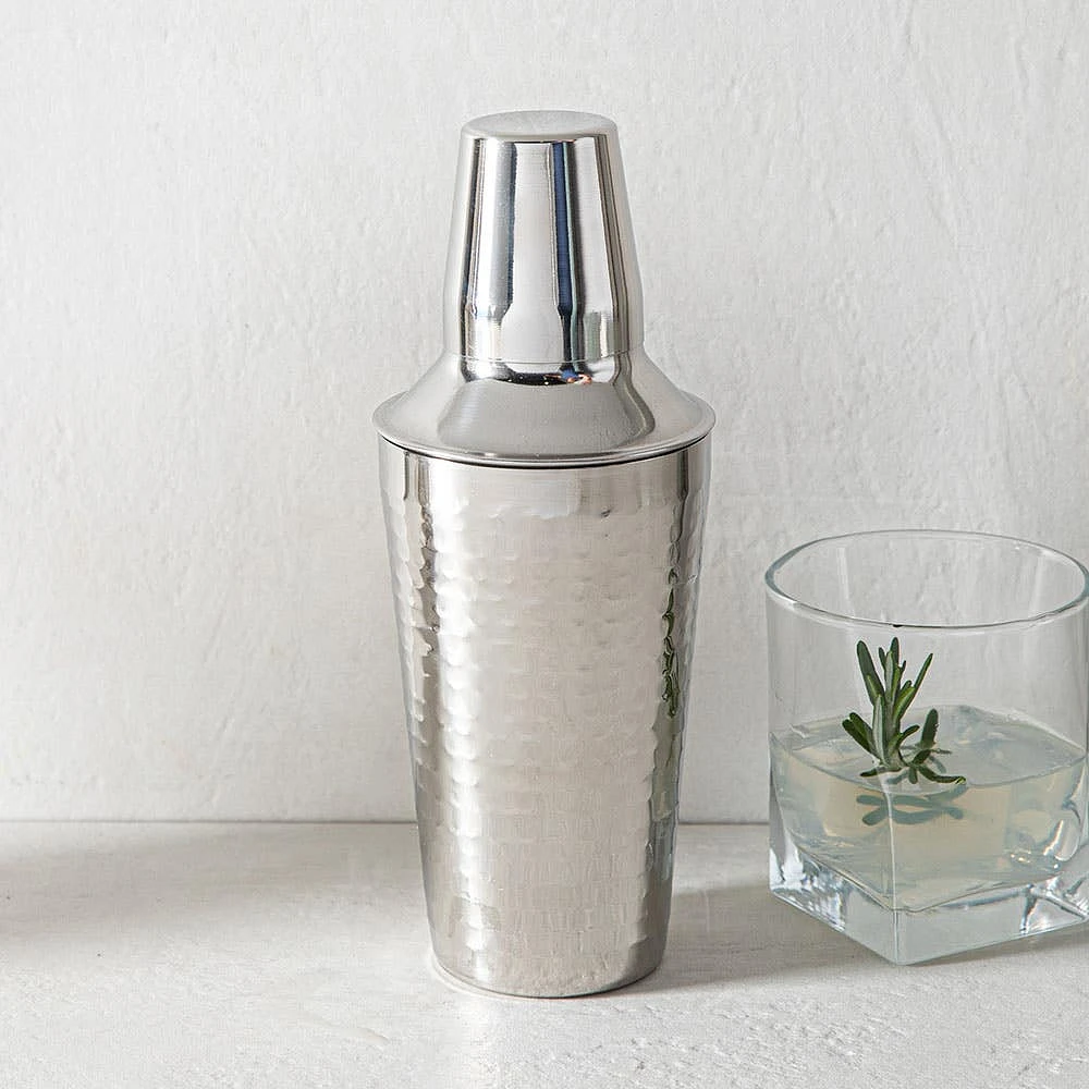 KSP Bar Essentials 'Hammered' Cocktail Shaker (Stainless Steel)