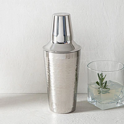 KSP Bar Essentials 'Hammered' Cocktail Shaker (Stainless Steel)