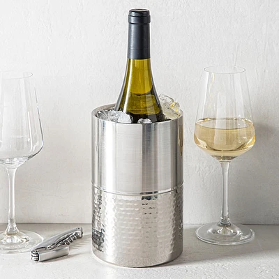 KSP Bar Essentials 'Hammered' Double Wall Wine Chiller