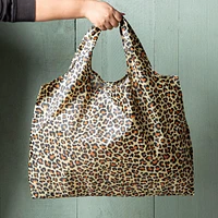 KSP Carry 'Leopard' Shopping Bag (Black/Brown)