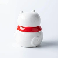 Boston Warehouse Scrubby 'Happy Cat' Ceramic Scrubby Holder