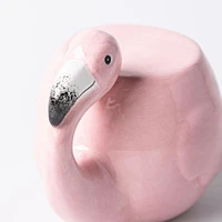 Boston Warehouse Scrubby 'Flamingo' Ceramic Scrubby Holder