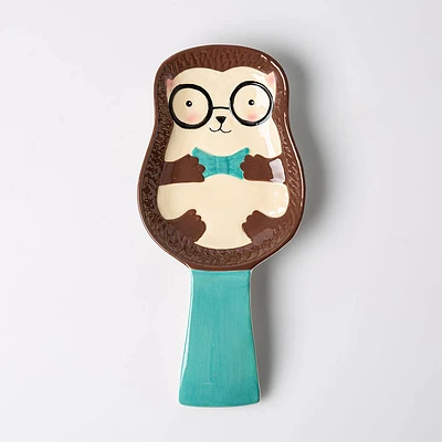 Boston Warehouse Shaped 'Hedgehog' Ceramic Spoon Rest