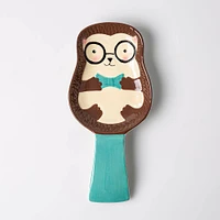 Boston Warehouse Shaped 'Hedgehog' Ceramic Spoon Rest