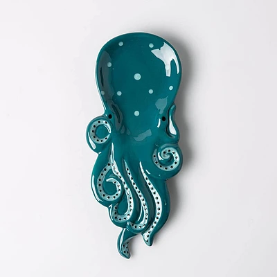 Boston Warehouse Shaped 'Octopus' Ceramic Spoon Rest