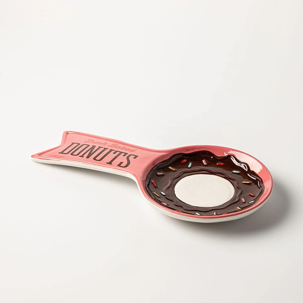 Boston Warehouse Shaped 'Donut' Ceramic Spoon Rest (Asstd.)