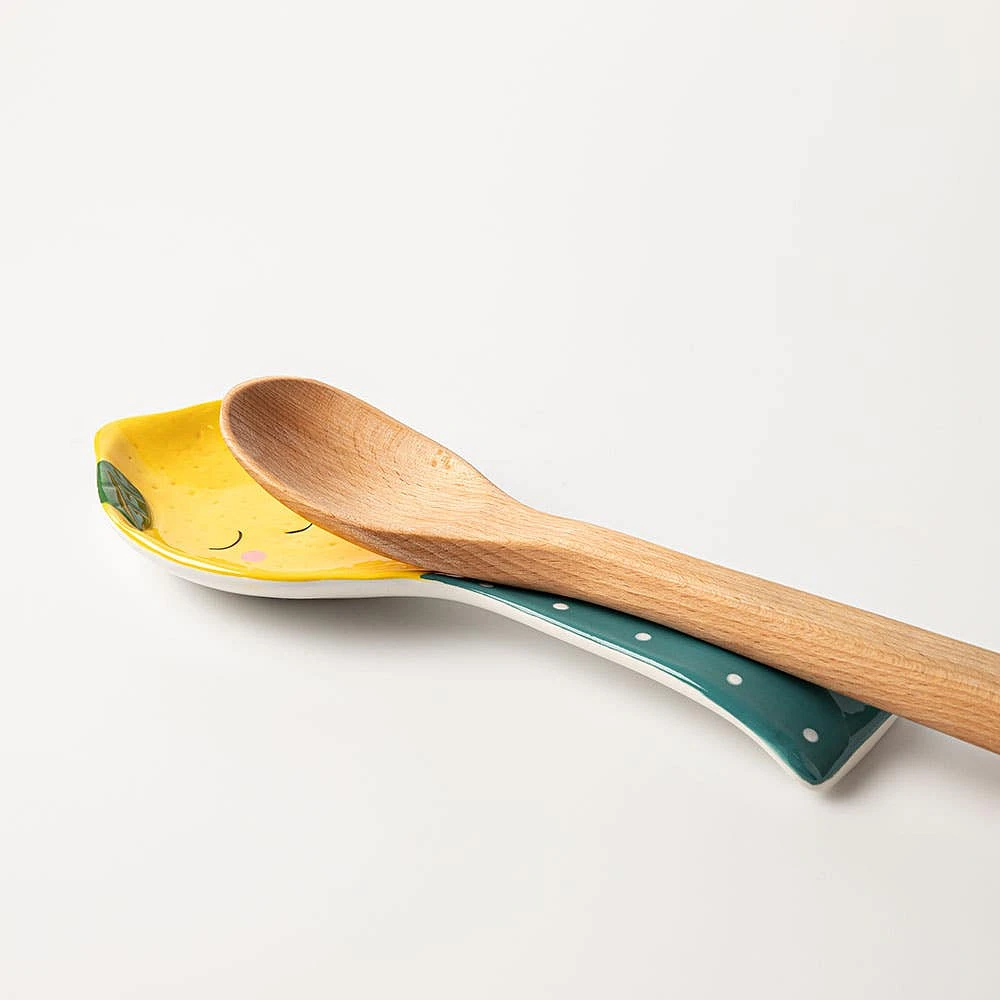 Boston Warehouse Shaped 'Lemon' Ceramic Spoon Rest