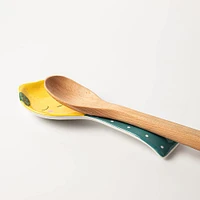 Boston Warehouse Shaped 'Lemon' Ceramic Spoon Rest