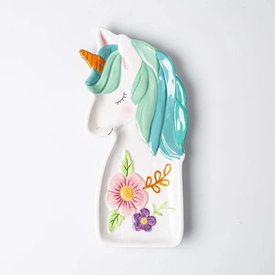 Boston Warehouse Shaped 'Unicorn' Ceramic Spoon Rest