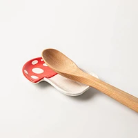 Boston Warehouse Shaped 'Mushroom' Ceramic Spoon Rest