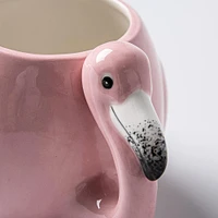 Boston Warehouse Flea Market Shaped 'Flamingo' Mug (Pink)