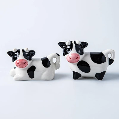 Boston Warehouse Flea Market Shaped 'Cow' Salt & Pepper - Set of 2