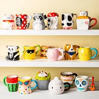 Boston Warehouse Flea Market Shaped 'Takeout Container' Mug with Lid