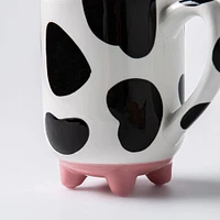 Boston Warehouse Flea Market Shaped 'Cow' Mug (White/Black/Pink)