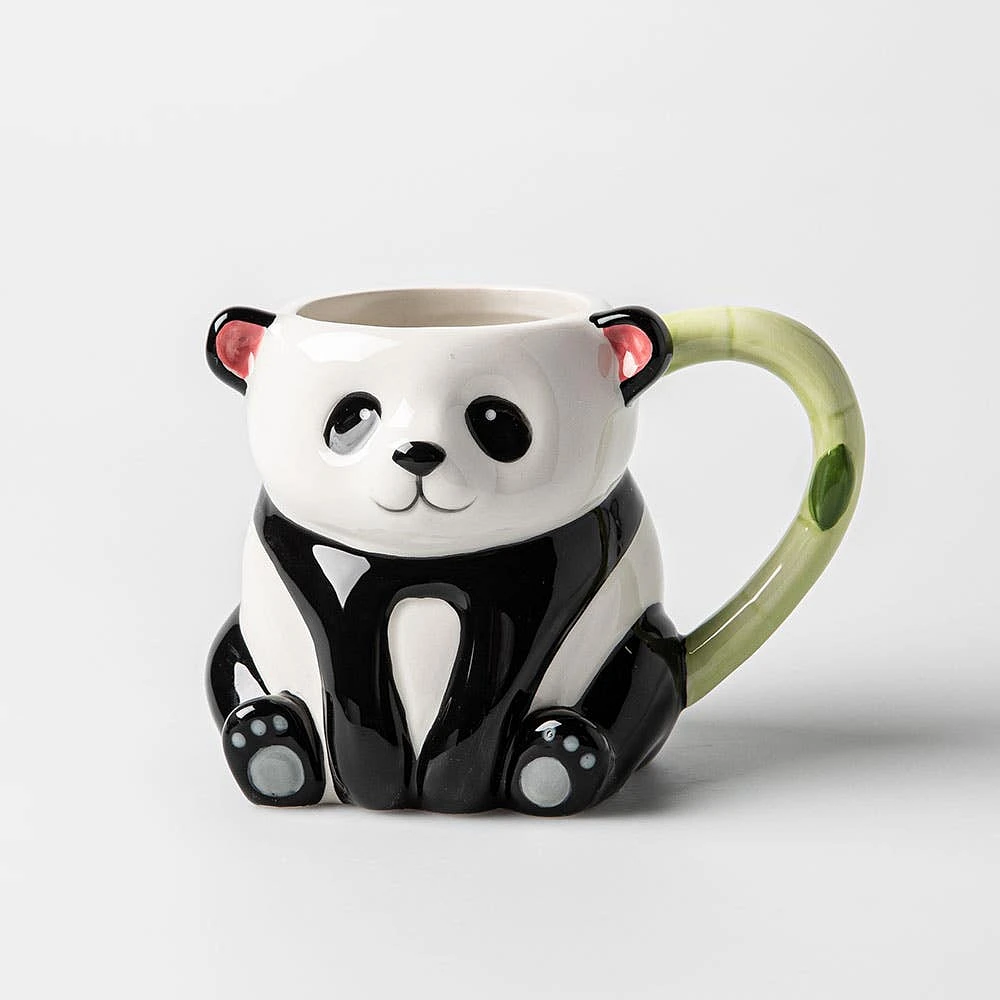 Boston Warehouse Flea Market Shaped 'Panda' Mug (Multi Colour)