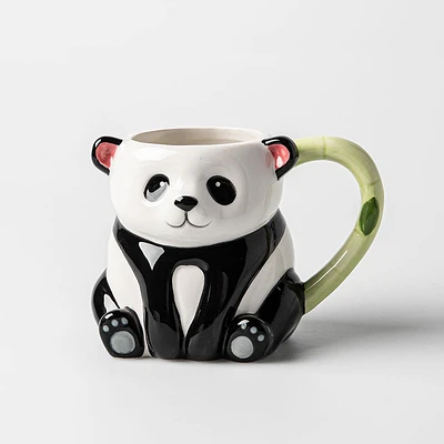Boston Warehouse Flea Market Shaped 'Panda' Mug (Multi Colour)