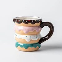 Boston Warehouse Flea Market Shaped 'Donut' Mug (Multi Colour)