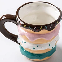 Boston Warehouse Flea Market Shaped 'Donut' Mug (Multi Colour)