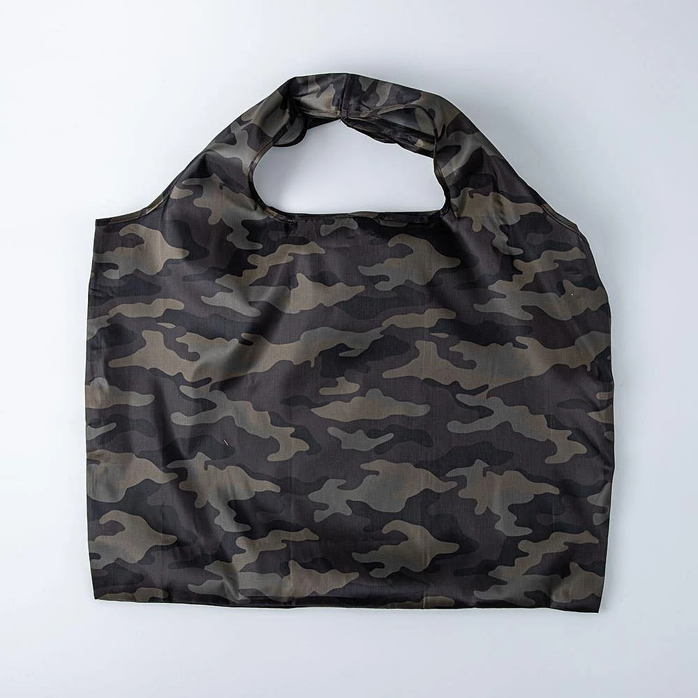 KSP Carry 'Camouflage' Shopping Bag (Black/Brown/Green)