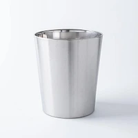 KSP Luxe Brushed Open-Top Waste Can (8L)