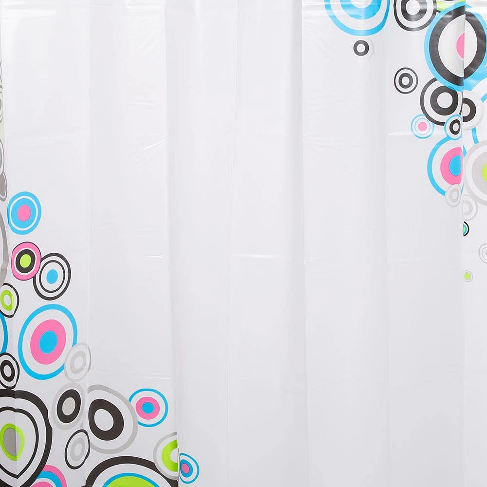 Harman Reinforced Grommet 'Circles' Peva Shower Curtain