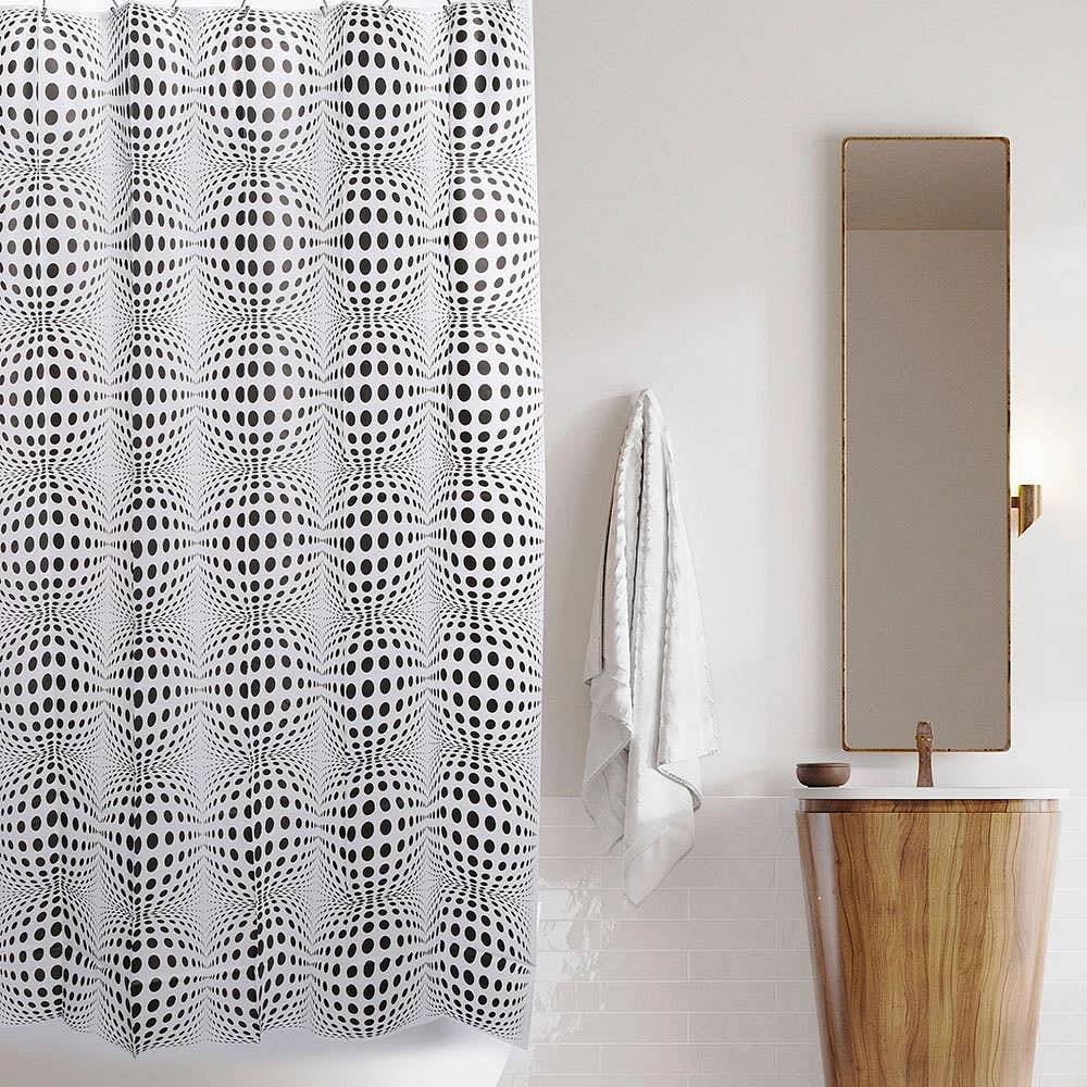 Harman Reinforced Grommet 'Illusion' Polyester Shower Curtain