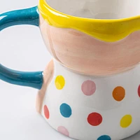 Boston Warehouse Flea Market Shaped 'Summerlady' Mug (Multi Colour)