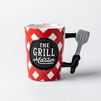 Boston Warehouse Flea Market Shaped 'Grill Master' Mug (Multi Colour)