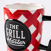 Boston Warehouse Flea Market Shaped 'Grill Master' Mug (Multi Colour)