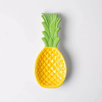 Boston Warehouse Shaped 'Pineapple' Ceramic Spoon Rest