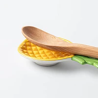 Boston Warehouse Shaped 'Pineapple' Ceramic Spoon Rest