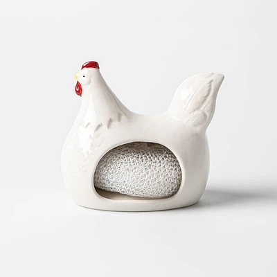 Boston Warehouse Scrubby 'Hen' Ceramic Scrubby Holder