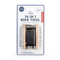 Kikkerland Fiets 16-In-1 Bike Tool (Beechwood)