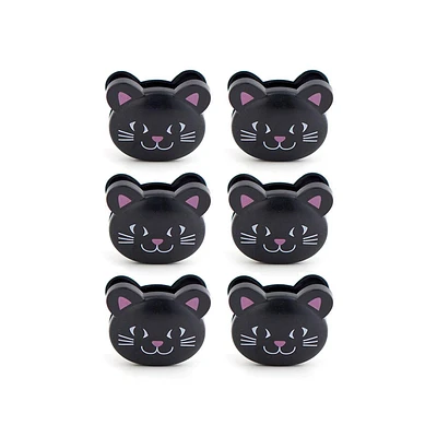 Kikkerland Funky Bag Clip Cat (Black)