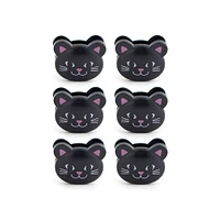 Kikkerland Funky Bag Clip Cat (Black)