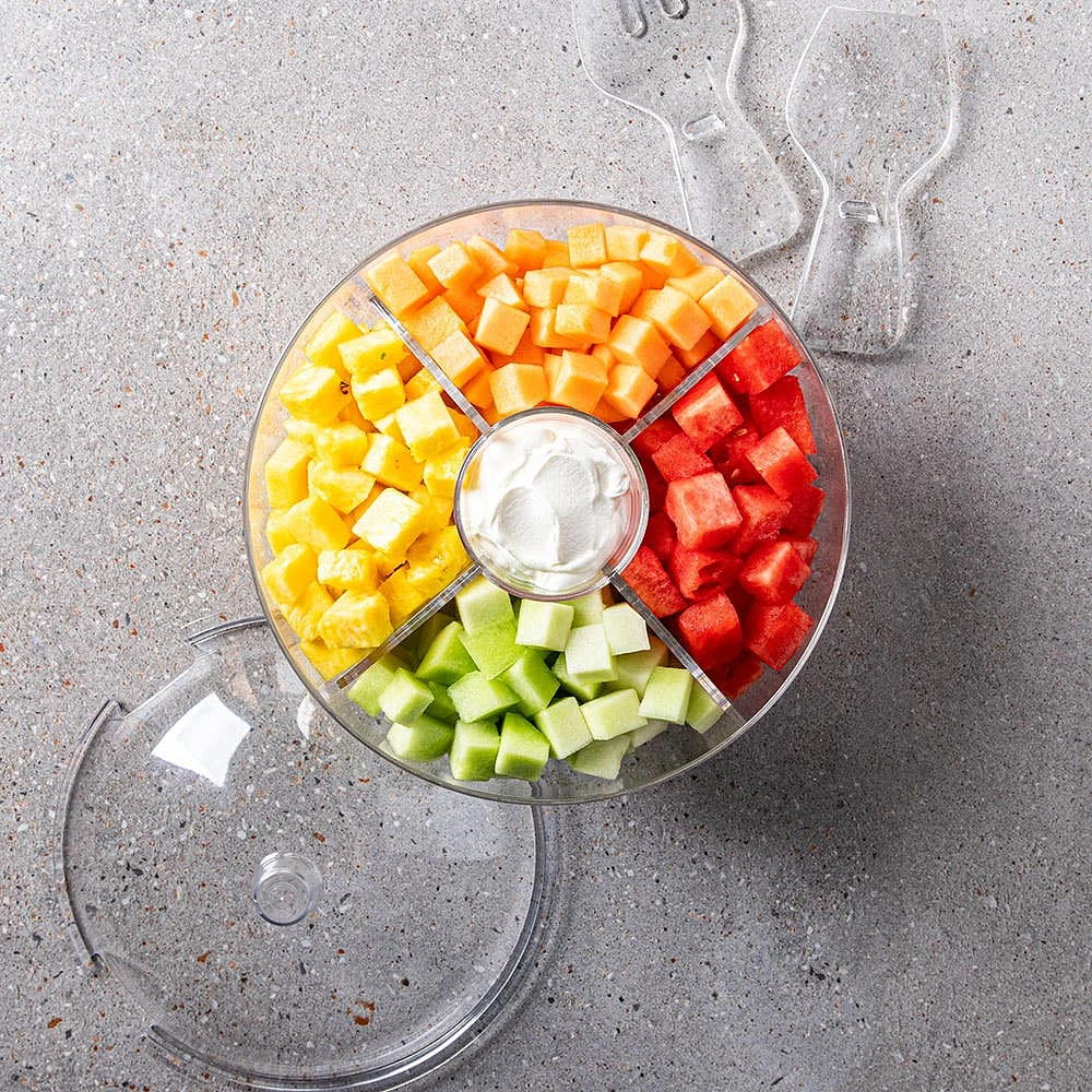 KSP Chill It Serving Bowl with Servers - Set of 6 (Clear)
