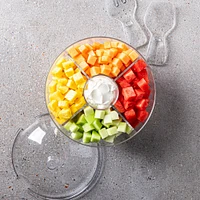 KSP Chill It Serving Bowl with Servers - Set of 6 (Clear)