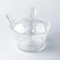 KSP Chill It Serving Bowl with Servers - Set of 6 (Clear)