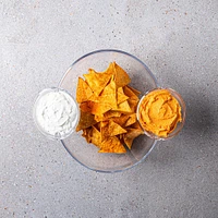KSP Perch Chip and Dip Serving Bowl - Set of 3 (Clear)