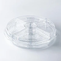 KSP Chill It 8-Section Tray - 16.5” x 16.5” x 4.5” (Clear)