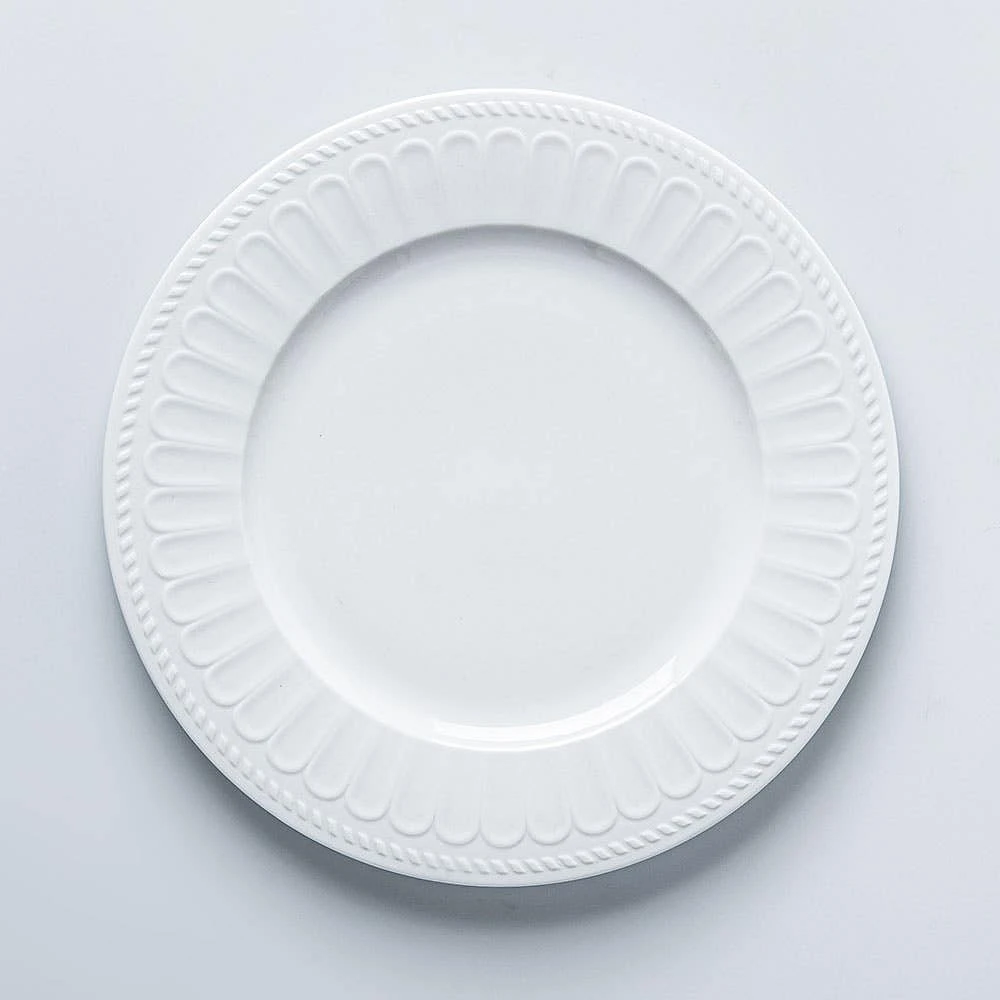 KSP Petal Porcelain Dinnerware - Set of 16 (White)