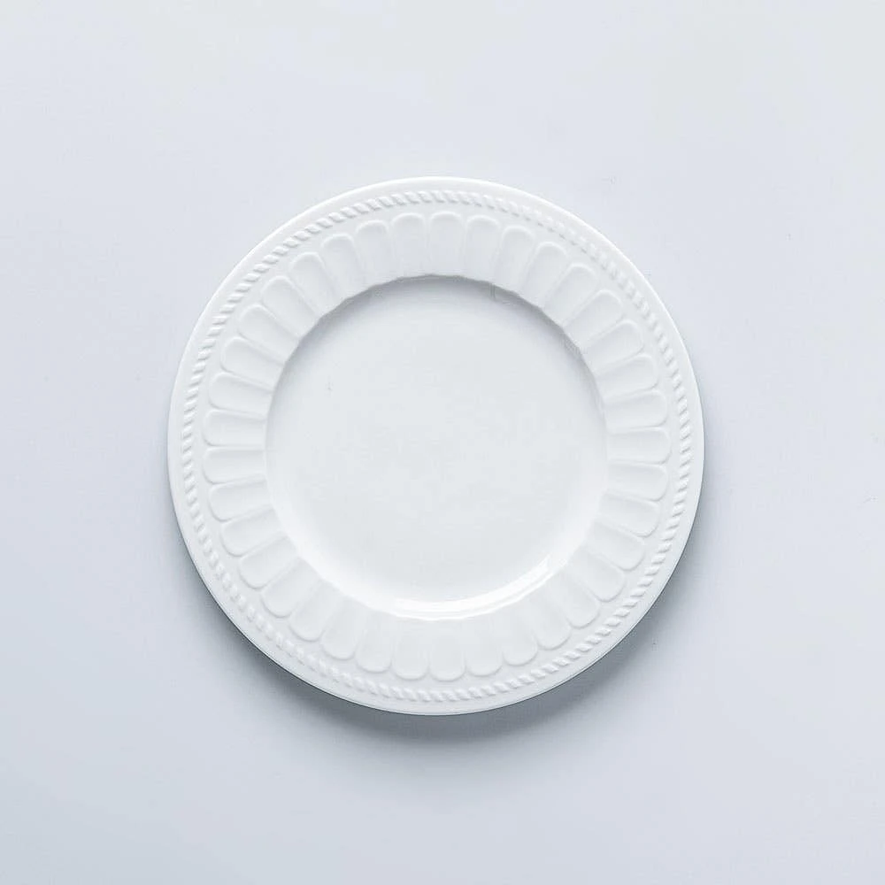 KSP Petal Porcelain Dinnerware - Set of 16 (White)