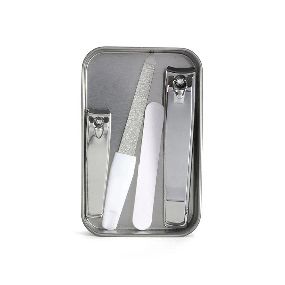 Kikkerland Tin Travel Nail Kit