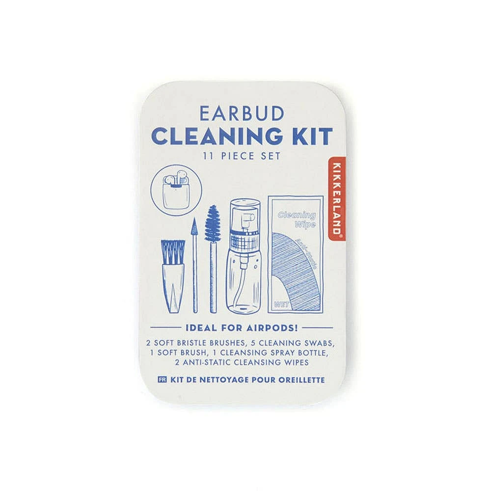 Kikkerland Tin Earbud Cleaning Kit